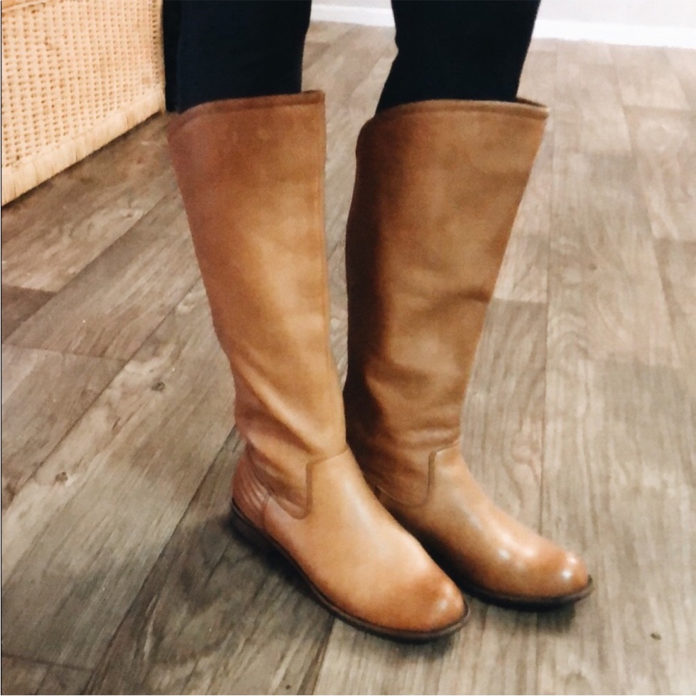 SRP $298 Tall Tan Riding Boots